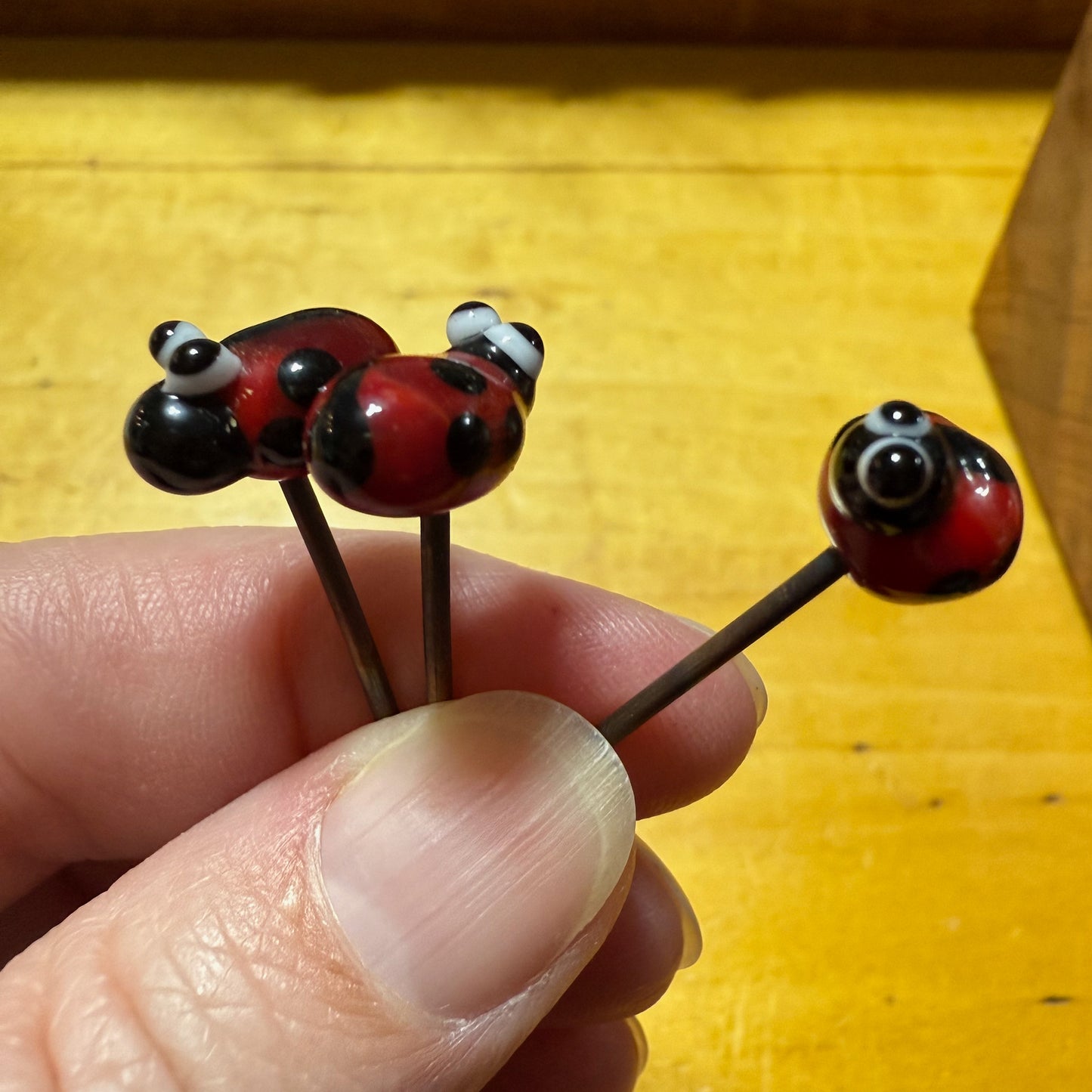 Mini Ladybug Fairy Garden Charm