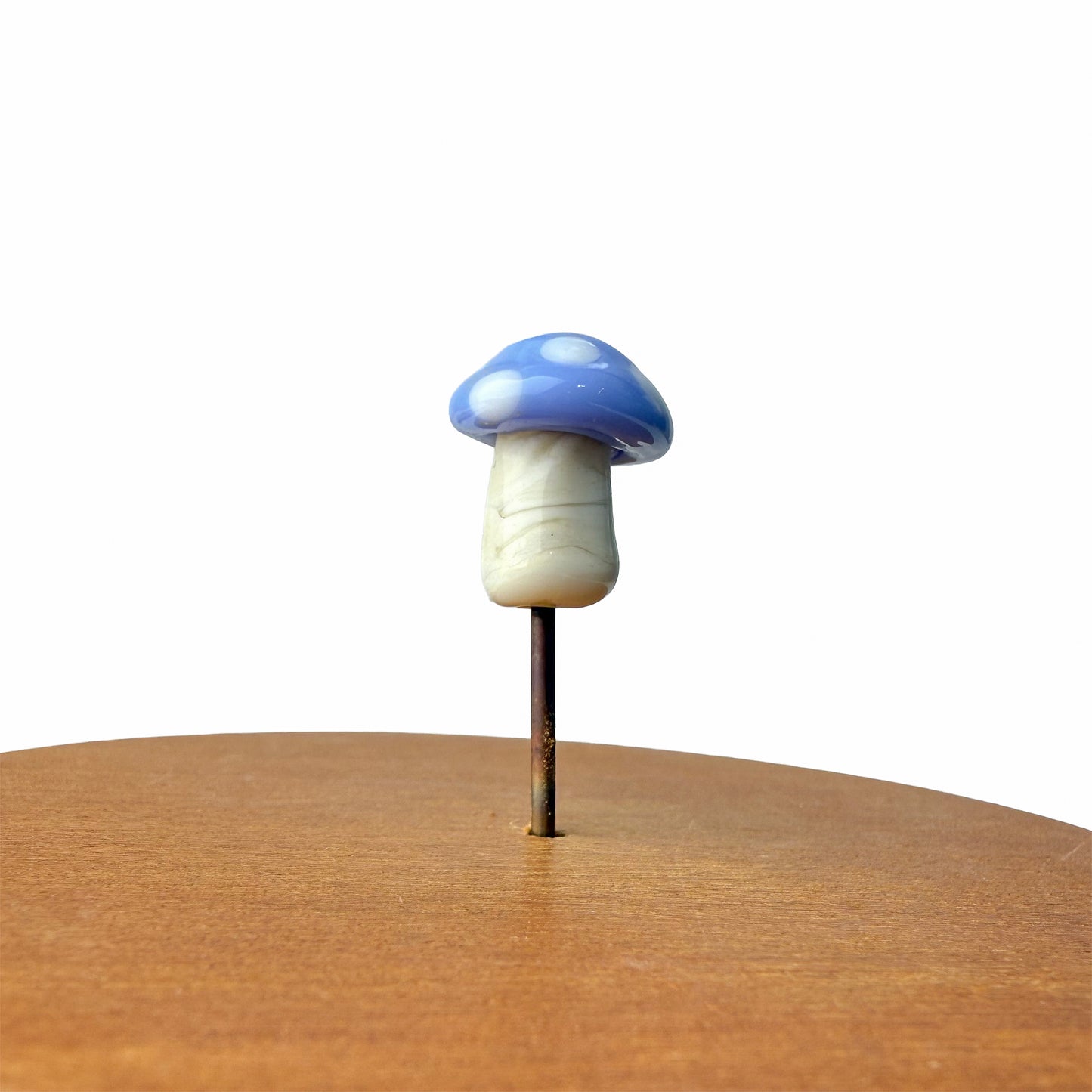 Mini Periwinkle Mushroom Fairy Garden Charm