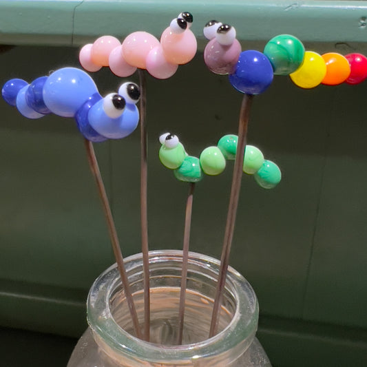 Caterpillar Plant Stake