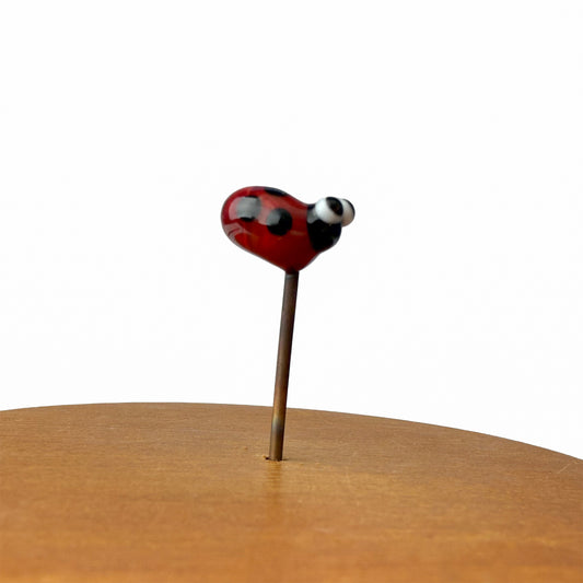 Mini Ladybug Fairy Garden Charm