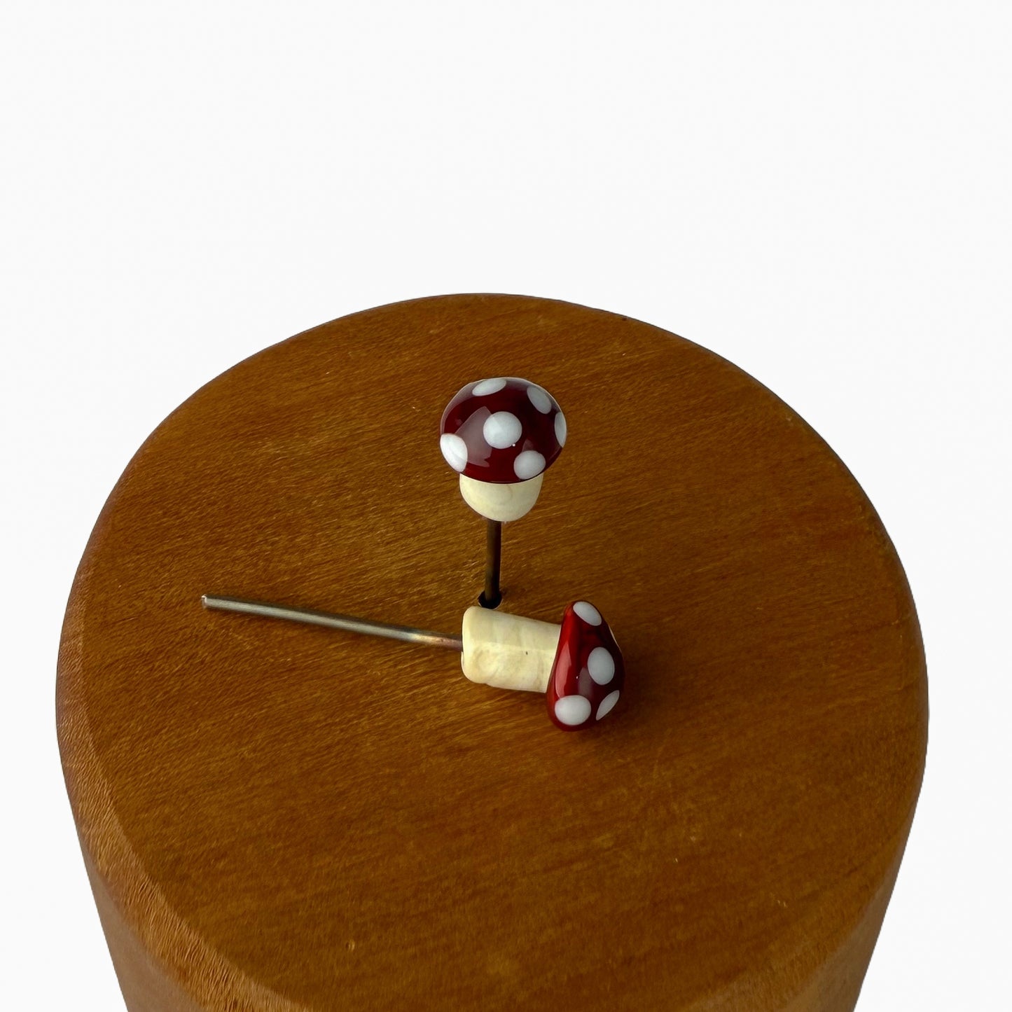 Mini Red Mushroom Fairy Garden Charm