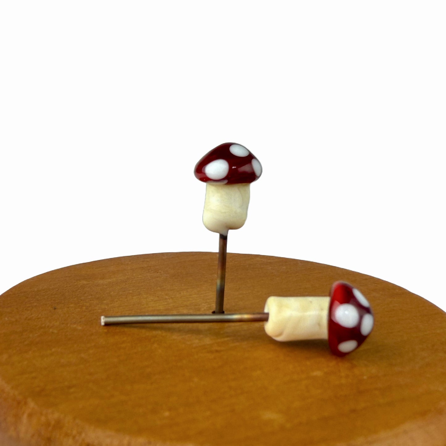 Mini Red Mushroom Fairy Garden Charm
